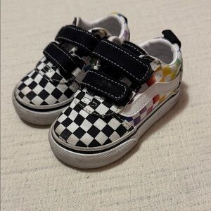 Vans Kids Multicolor Checkered Sneakers